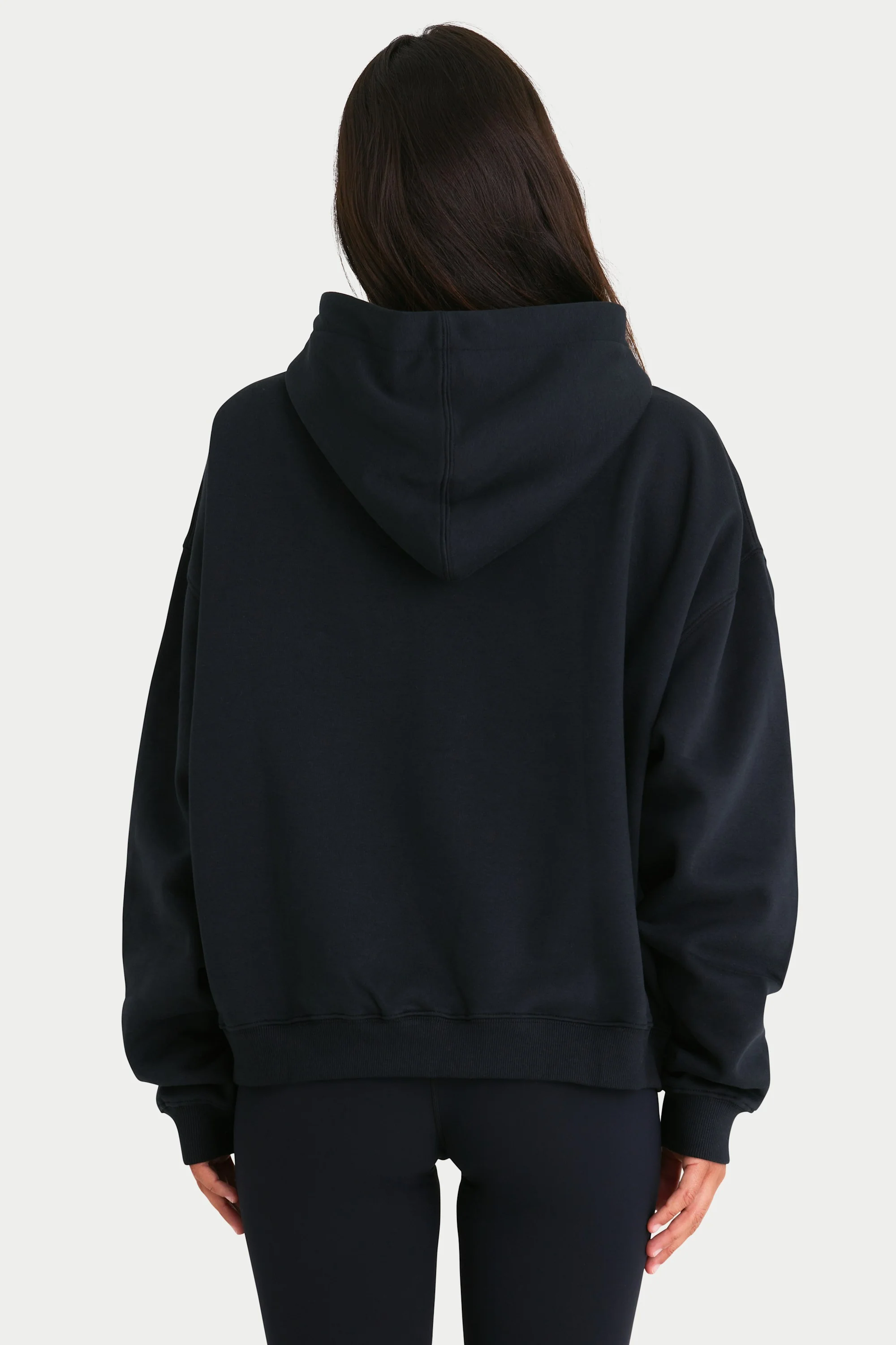 Oversized Hoodie  in Black - Image 2