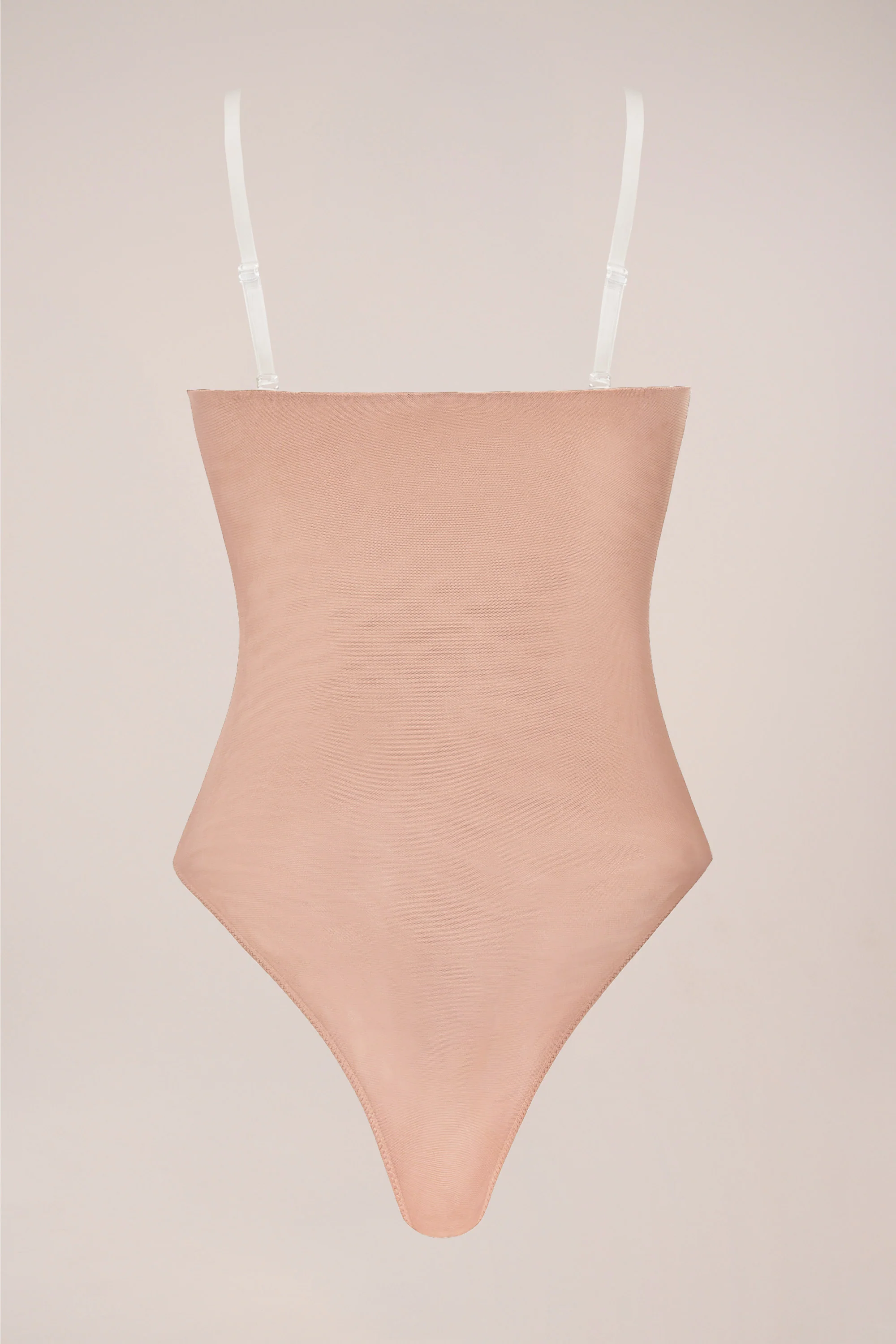 Strapless Bodysuit in Warm Peach - Image 2