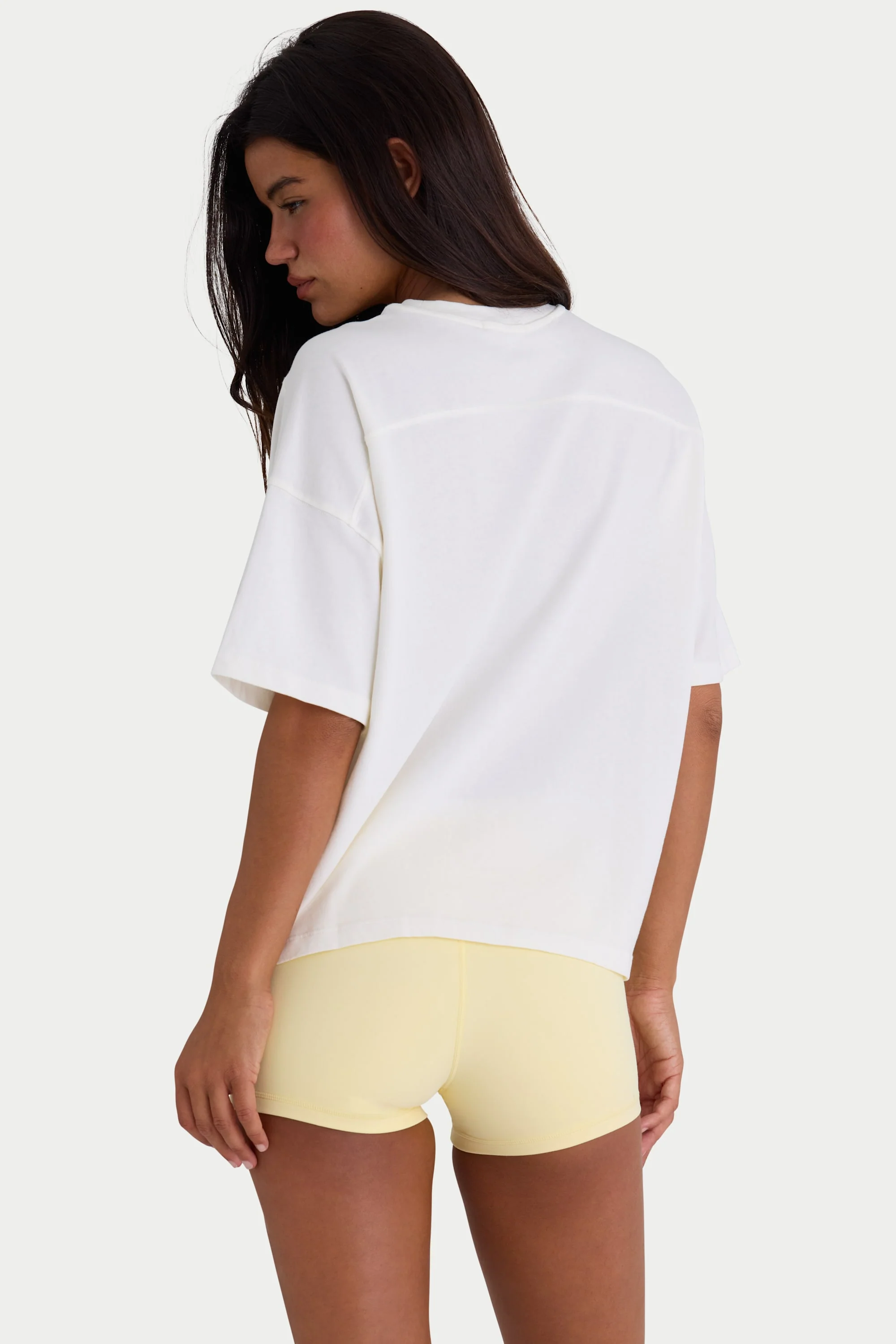 Oversized Cotton-Jersey T-Shirt in White - Image 2