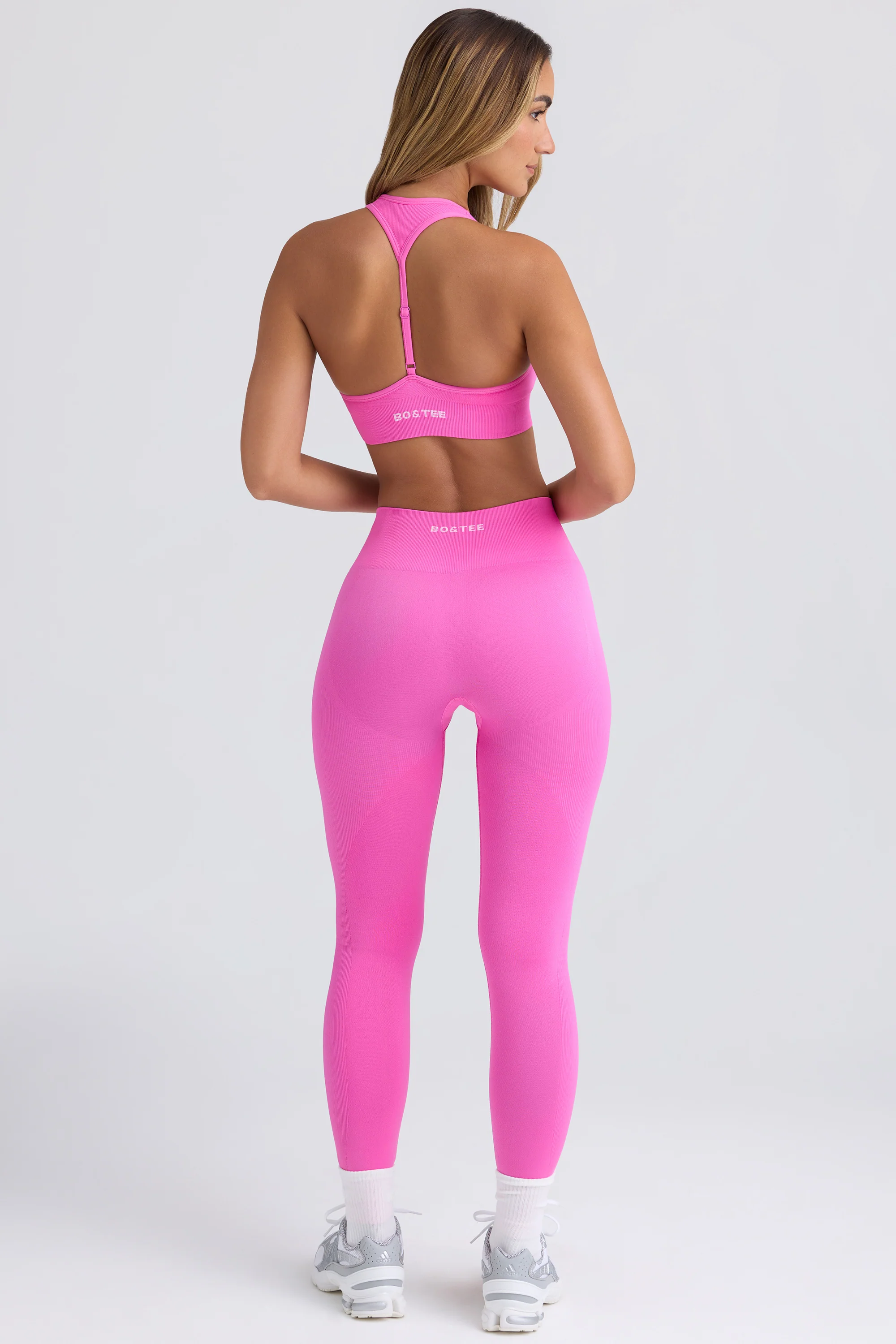 Super Sculpt Seamless Leggings in Sugar Pink - Image 2