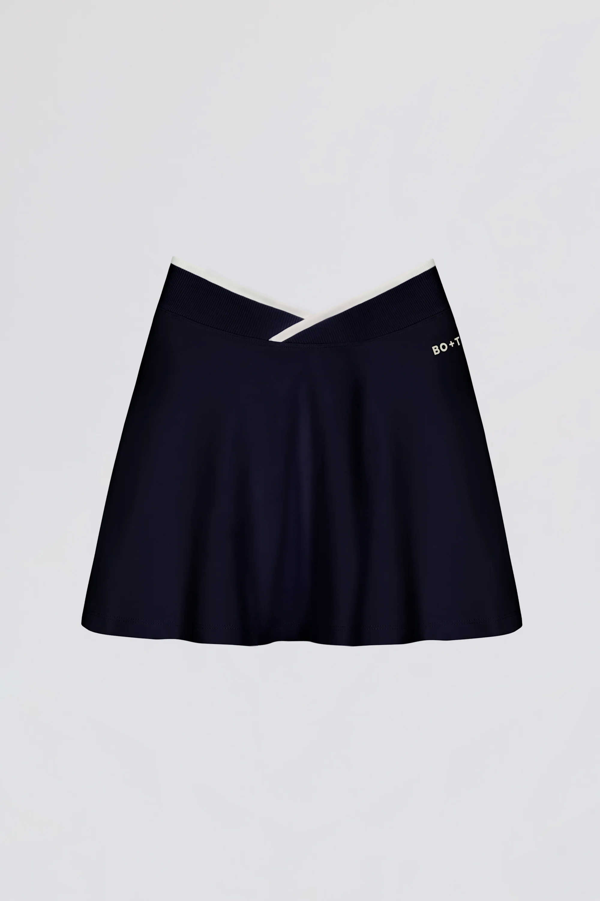 Soft Active Crossover Mini Skort in Classic Navy - Image 4