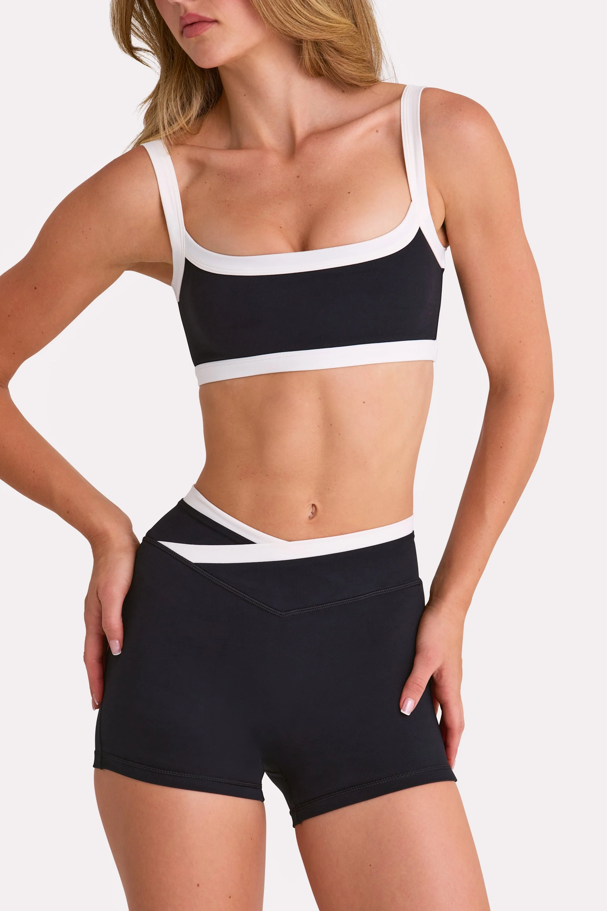 Soft Active Shorts  in Black - Image 4